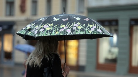Vreme: pripravite dežnike in dolge rokave