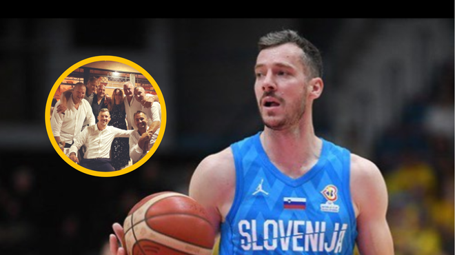 Goran Dragić se je s košarkarskimi legendami zabaval v Beogradu (foto: Instagram/Goran Dragić/fotomontaža)
