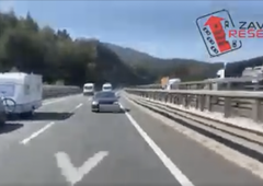 Nevarno početje na slovenskih avtocestah: to je posnetek, ki je šokiral mnoge