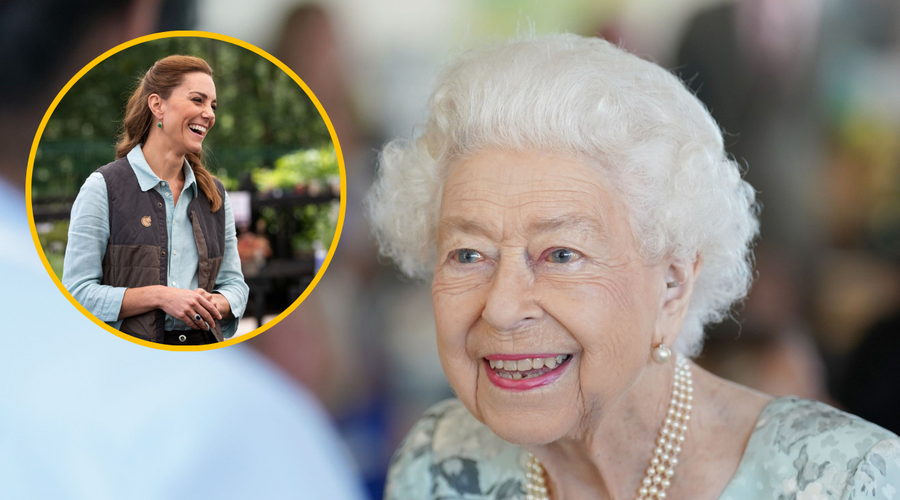 Kraljica Elizabeta ll. nad Kate Middleton s smešno opazko (foto: Profimedia/fotomontaža)