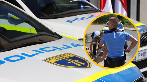 Ne boste verjeli: slovenski policisti morajo včasih prijeti tudi za lopato