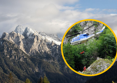 Huda nesreča v slovenskih gorah: plezal brez varovanja in omahnil v globino