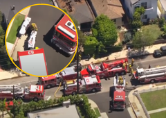 VIDEO: V grozljivi prometni nesreči udeležena znana hollywoodska igralka: zagorela sta avtomobil in njen dom