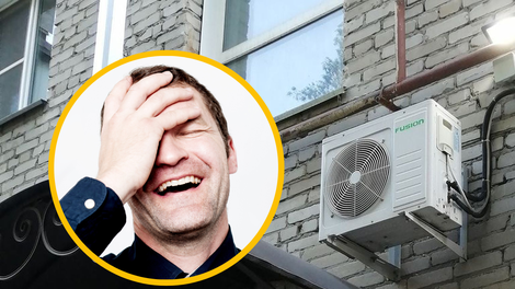 Poznate še večje nesposobneže? Ko boste videli, kako so namestili klimo, boste ostali brez besed
