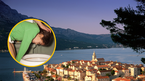 Panika na znani hrvaški plaži: morje zaradi fekalij postalo nevarno za kopanje