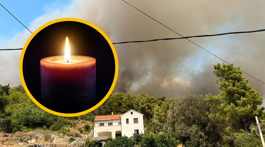 Na Hvaru v požaru umrl moški (foto: Facebook DVD Hvar/Profimedia/fotomontaža)