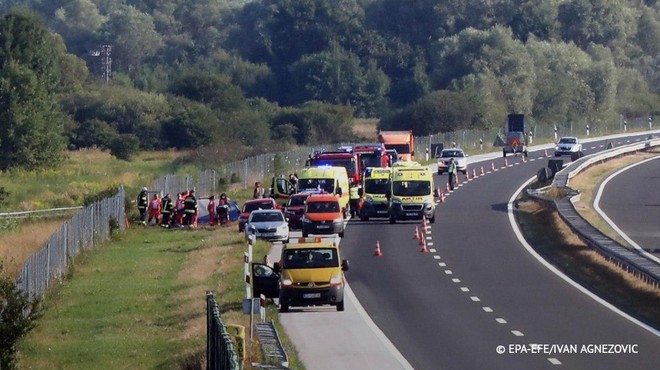 To so nove informacije o žrtvah avtobusne nesreče na Hrvaškem (foto: Twitter/Marianna9110)