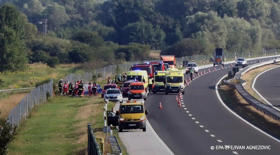 To so nove informacije o žrtvah avtobusne nesreče na Hrvaškem (foto: Twitter/Marianna9110)