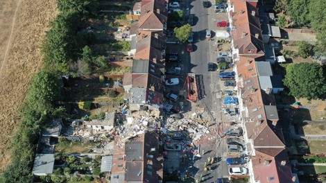 Eksplozija plina povsem uničila hišo, umrla 4-letna deklica