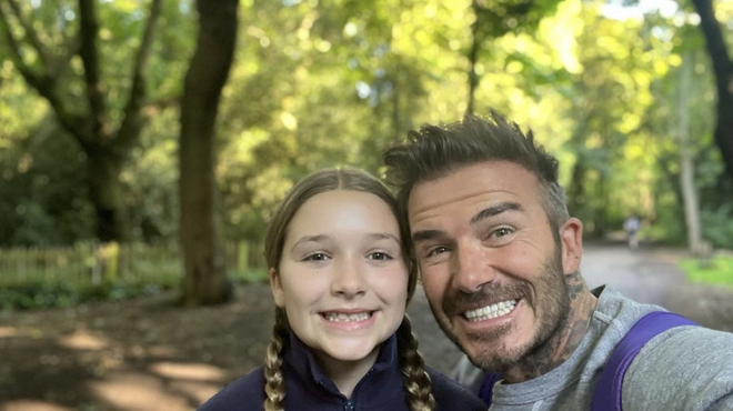 (VIDEO) David Beckham svojo hčerko peljal na nepozaben koncert in jo zabaval s svojim petjem (foto: Instagram/davidbeckham)