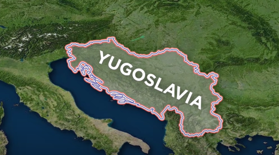 Če bi še obstajala Jugoslavija: kako velika bi bila in kdo bi v njej živel? (foto: You Tube video What If Yugoslavia Reunited Today?/Posnetek zaslona)