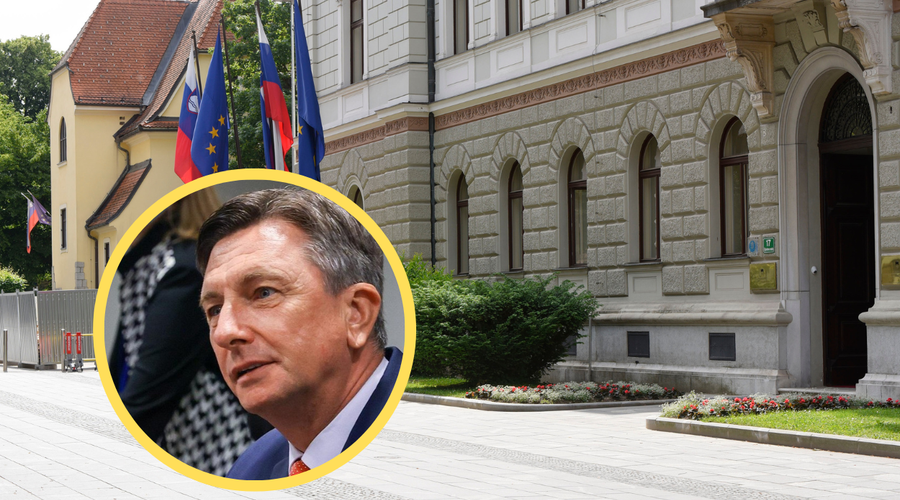 Pahor po obnovi cerkve: "Tudi v predsedniški palači je treba marsikaj poštimati ..." (foto: Bobo/Profimedia/fotomontaža)
