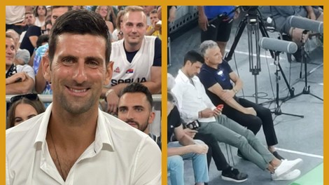 Opazili smo ga! V Stožicah je tudi Novak Đoković