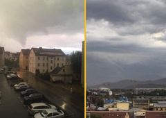 Arso pojasnil: V Ljubljani ni šlo za tornado, temveč ...