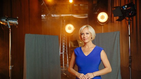 V javnost prišla redka fotografija sina Petre Kerčmar in Uroša Slaka (podoben je svoji lepi mamici)