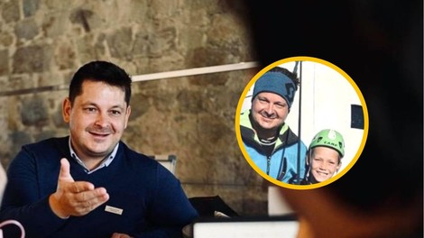 Luki Jezeršku s sinom uspel velik podvig: ponosen je delil skupno fotografijo