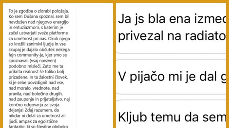 Spolne zlorabe novomeškega umetnika? Družbena omrežja so polna pričevanj