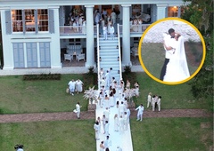 Ekstravagantna druga poroka Jennifer Lopez in Bena Afflecka: zvezdnica očarala z izbiro obleke