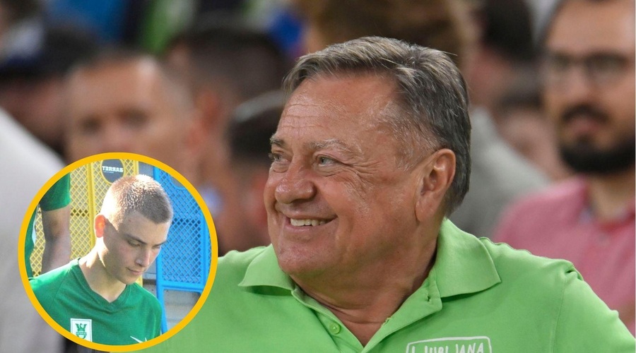 Ponosni dedek Zoran Janković: vnuk Vall dosegel pomembno življenjsko prelomnico (foto: NK Olimpija/Bobo/fotomontaža)