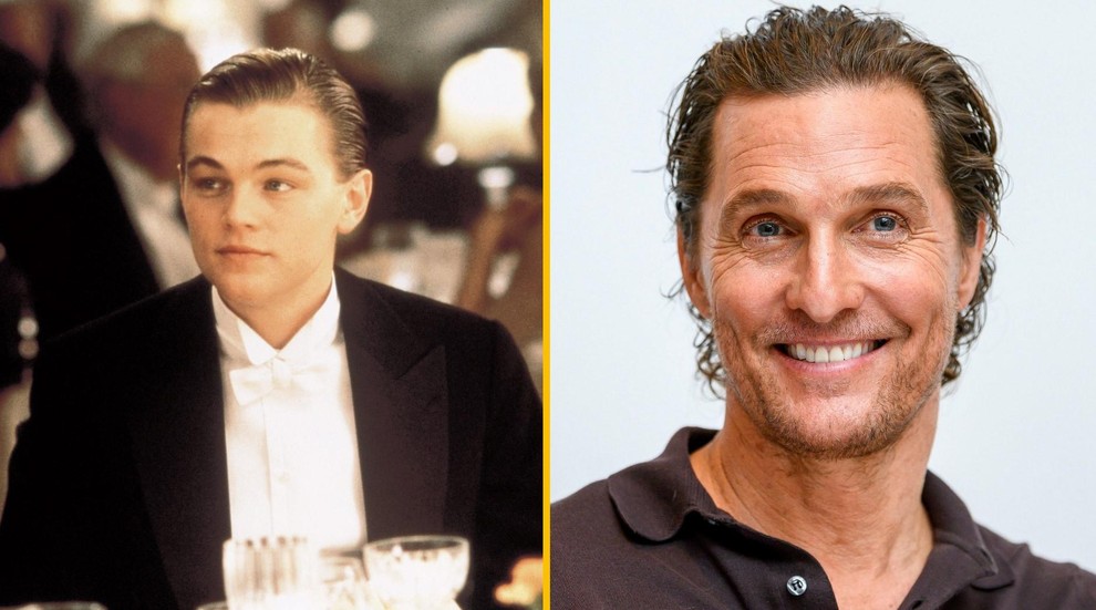 5. Leonardo DiCaprio in Matthew McConaughey – Titanik Ali ste vedeli, da je Matthew McConaughey imel priložnost igrati Jacka Dawsona …