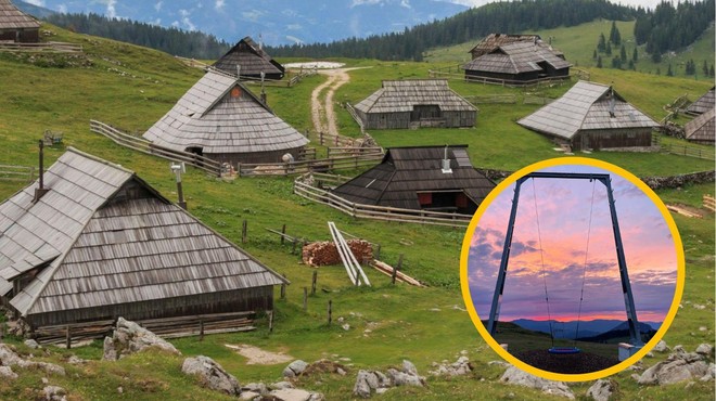 Na Veliki planini odprli novost, ki obiskovalcem brezplačno ponuja čudovite razglede (foto: Profimedia/Facebook/Slovenka Velika Planina/fotomontaža)