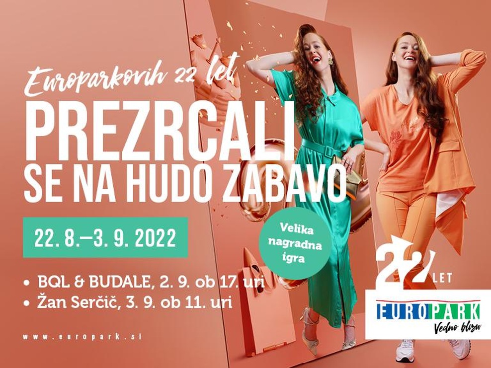 Prezrcalite se na hudo Europarkovo zabavo! (foto: AV studio)