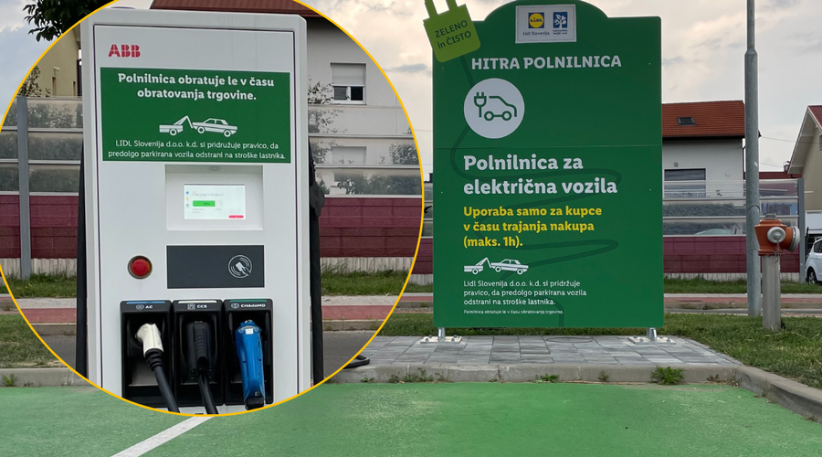 Bodo električne polnilnice na Lidlovih parkiriščih zares plačljive? Imamo pojasnila odgovornih (foto: Uredništvo/fotomontaža)