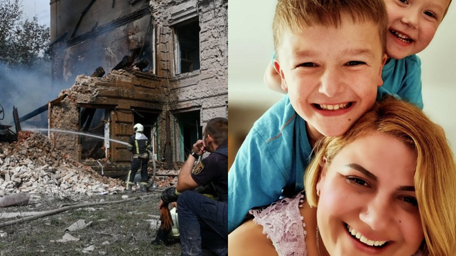 Ukrajinka Olga iskreno o begunskih travmah: "Kako naj rešim družino iz vojne vihre?" (foto: Profimedia/osebni arhiv/fotomontaža)