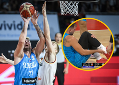 Slab dan za naše košarkarje: poškodba Dončića in nesrečen razplet tekme