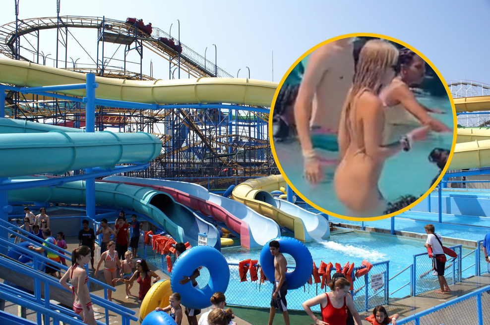 Zgrožena mama objavila video: "Takšen bikini ni primeren za družinski vodni park!" (foto: Profimedia/TikTok Kim Stram/Posnetek zaslona)
