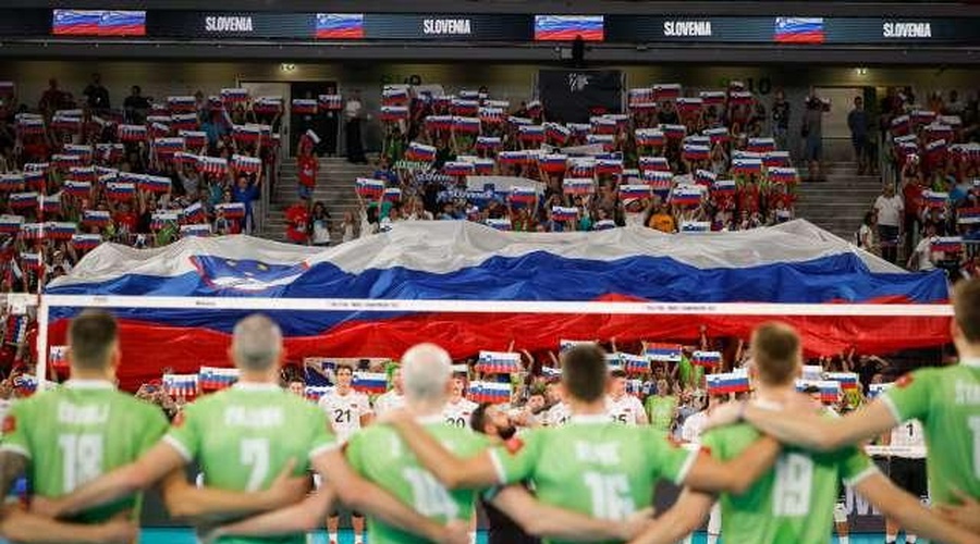 Najboljše pustili na konec: slovenski odbojkarji so se od Japonske poslovili s prepričljivo zmago (foto: STA)