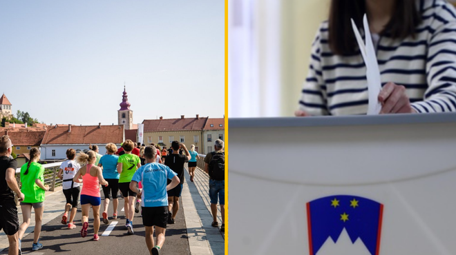 Težave v organizaciji: predsedniške volitve na enak dan kot tradicionalni ljubljanski maraton? (foto: Facebook/Ljubljanski maraton/Bobo/fotomontaža)
