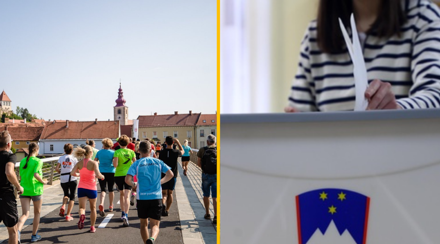 Težave v organizaciji: predsedniške volitve na enak dan kot tradicionalni ljubljanski maraton? (foto: Facebook/Ljubljanski maraton/Bobo/fotomontaža)