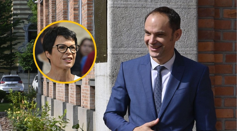 Nepričakovana poteza Marte Kos premešala karte: odzval se je tudi njen ne več aktualni protikandidat Anže Logar (foto: Bobo/fotomontaža)