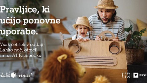 Pravljice, ki otroke učijo ponovne uporabe, septembra v oddaji Lahko noč, otroci!
