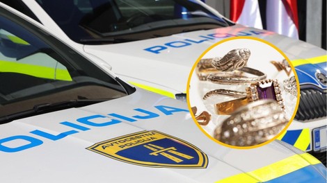Predrzen rop v centru Ljubljane: sredi belega dne med ogledom iz zlatarne ušel z velikim izplenom