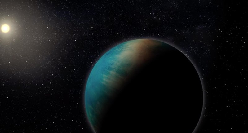 Novo odkriti planet TOI-1452 b.