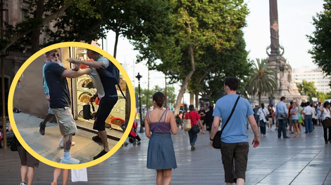 Nova grozljivka v Barceloni: turist zaboden v samem središču mesta