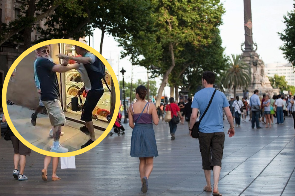 Nova grozljivka v Barceloni: turist zaboden v samem središču mesta (foto: Profimedia/Daily Mail/fotomontaža)