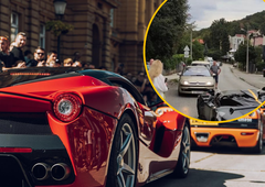 FOTO: Voznik luksuznega avtomobila, vrednega več kot 15 milijonov evrov, v Zagrebu povzročil prometno nesrečo