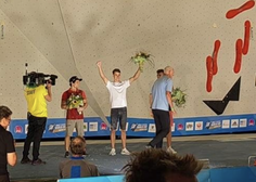 Še en neverjeten uspeh! Plezalec Luka Potočar zmagal na tekmi svetovnega pokala