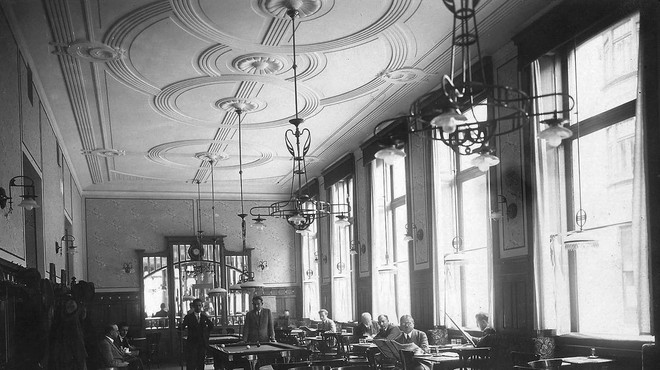 Kje sta se Ivan Cankar in Oton Župančič dobivala na kavi? (foto: Arhiv Grand Hotel Union)
