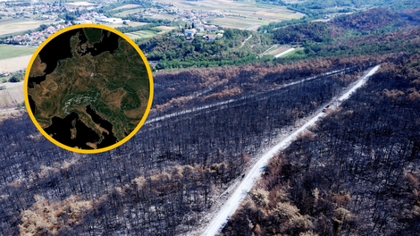 Katastrofalne posledice letošnje suše vidne celo iz vesolja