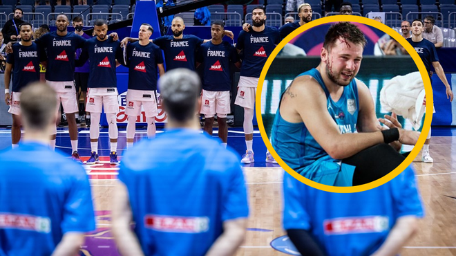 Tekma, ki nam je požrla živce: kako so se košarkarji znašli brez Tobeyja in s poškodovanim Dončićem? (foto: FIBA/fotomontaža)
