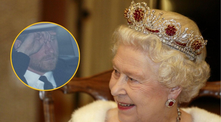 Zlomljeni princ Harry: v Balmoral prišel prepozno (foto: Twitter/duchessofpoms/Bobo/fotomontaža)