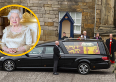 Zadnje slovo na Škotskem: množice se poslavljajo od kraljice Elizabete II.