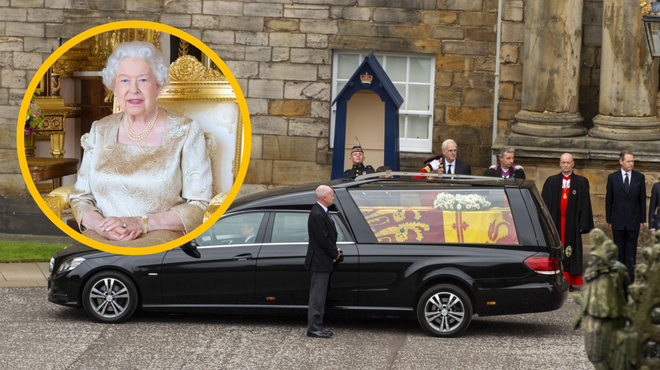 Zadnje slovo na Škotskem: množice se poslavljajo od kraljice Elizabete II. (foto: Profimedia/fotomontaža)