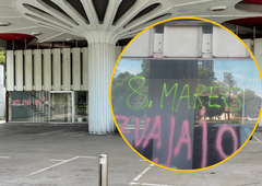 Imamo pojasnila, ali je Inštitut 8. marec povezan z novim grafitom na vhodu v Fotopub
