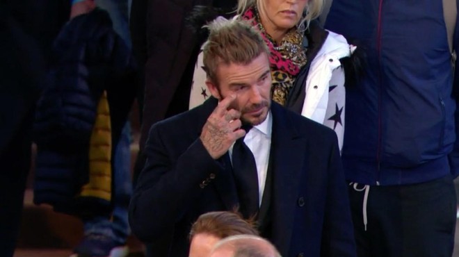 Davida Beckhama so premagale solze, kaj se je zgodilo? (foto: Profimedia)