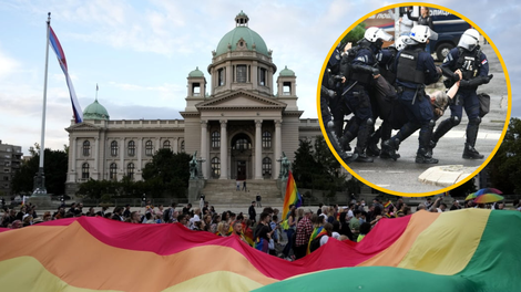 VIDEO: Grozljivi izgredi v središču mesta, v policiste so metali celo prižgane bakle